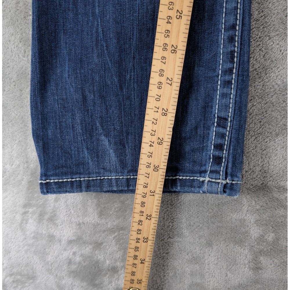 BKE Stella Low Rise Bootcut Jeans Rodeo Distressed - Picture 4 of 8